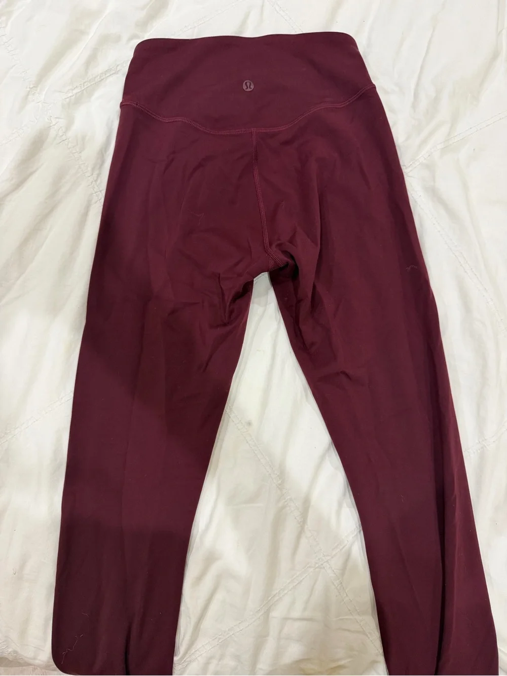 lululemon athletica Wunder Under Smooth Cover Leggings 25” burgundy bay